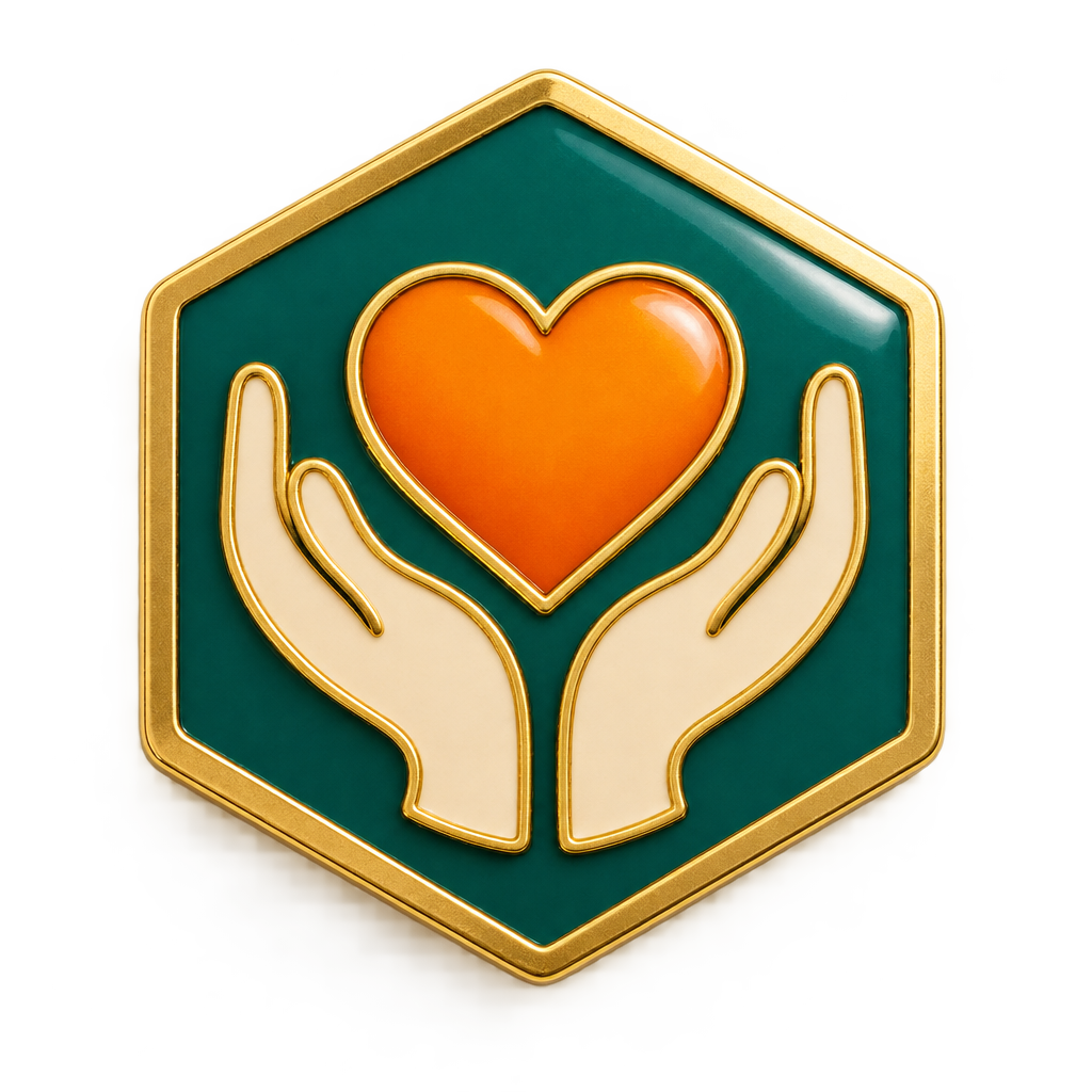 Kind Community Member sample badge