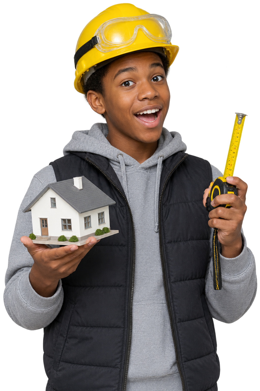 A student exploring a future career